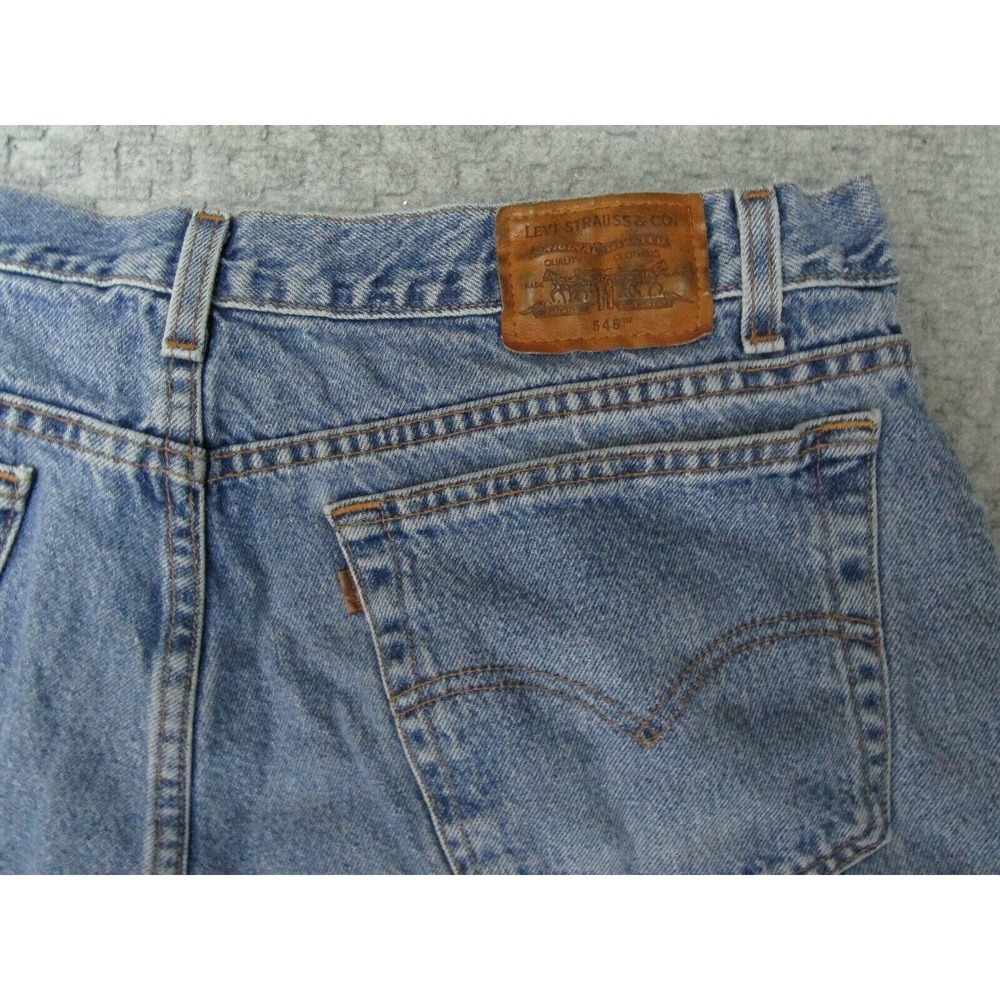 Levis 546 Jeans Mens 42x30 Light Wash Blue Loose Fit Relaxed Everyday Casual - Picture 3 of 11